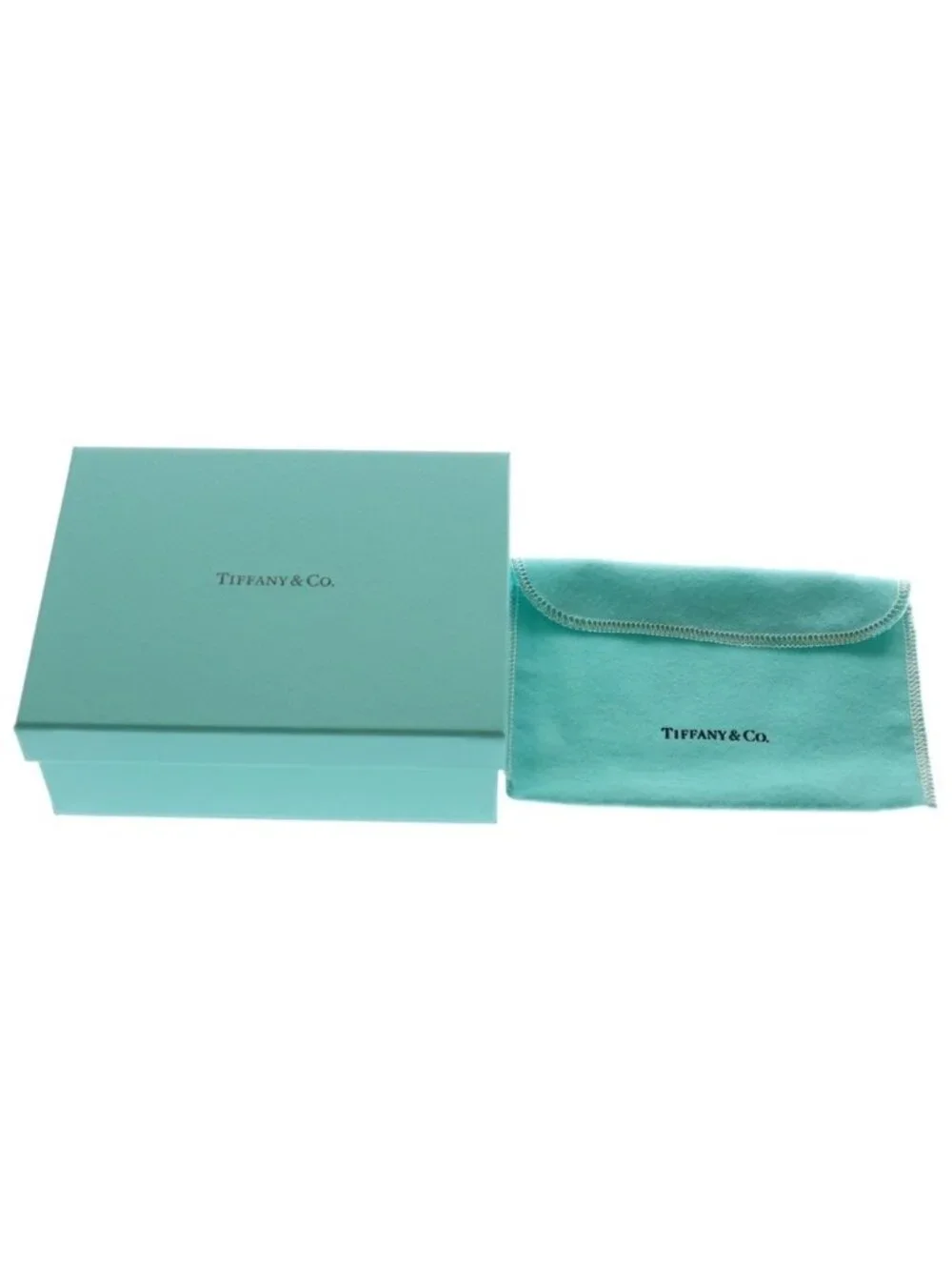 Tiffany & Co Return to Card Case Fragment Business Holder Cobalt Blue Leather